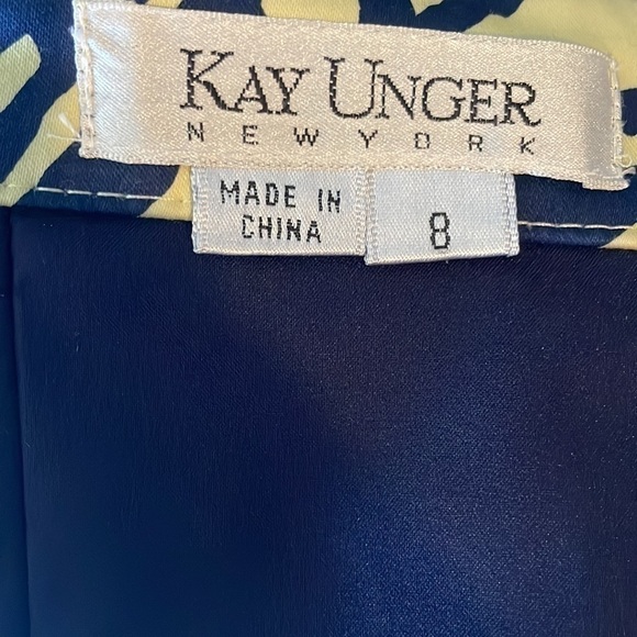 Kay Unger Strapless Tribal Print Dress - Picture 6 of 7